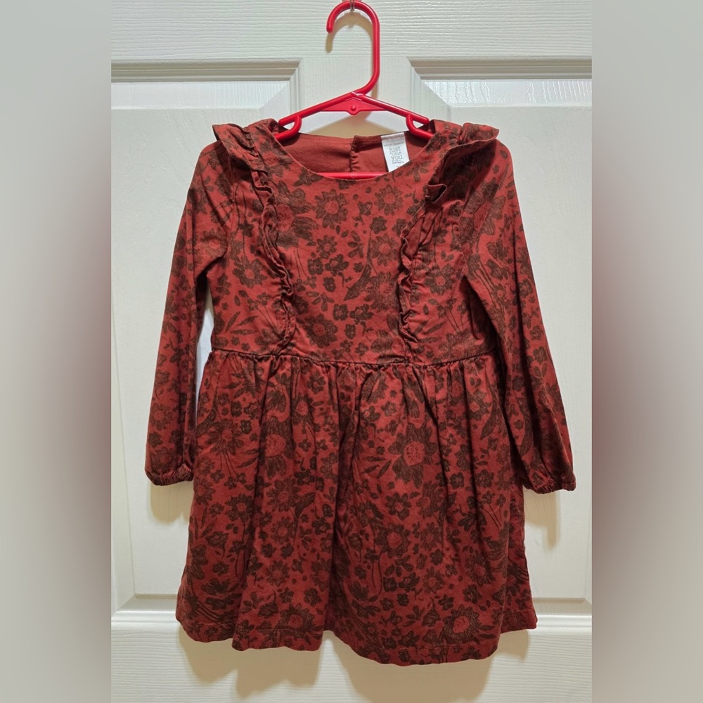 Carter’s Floral Long Sleeve Girls Dress 3T